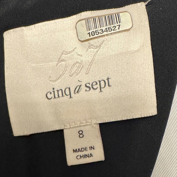 CINQ À SEPT Black Catriona dress size 8 - Picture 4 of 4